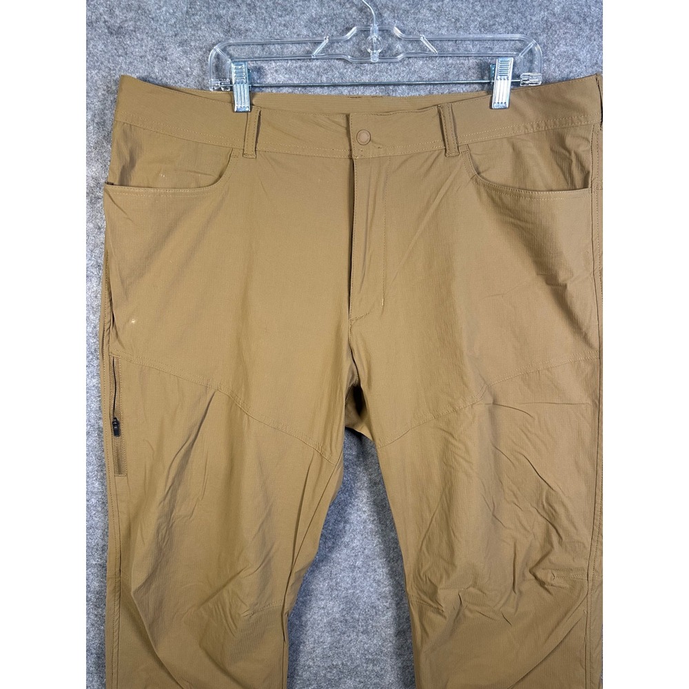 Mountain Hardwear Mens Hiking Pants 40x30 Tan Ripstop Outdoor Technical Brown